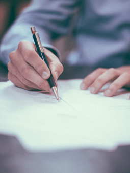 Accountant at Desk